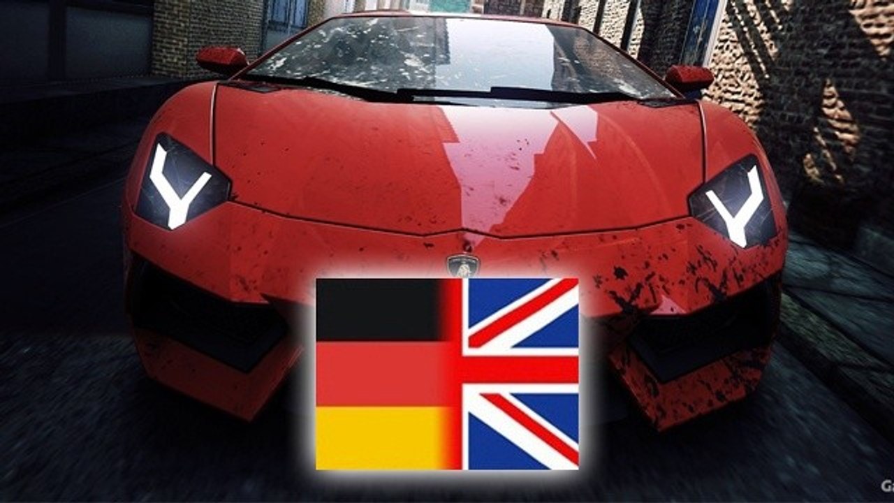 Need for Speed: Most Wanted - Sprachvergleich Deutsch/Englisch