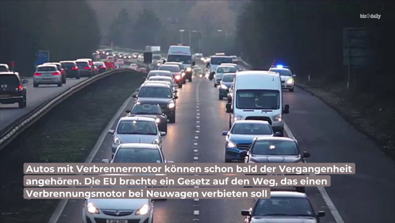 EU beschließt Verbot von Verbrennermotoren