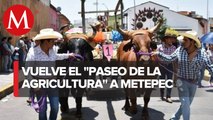 Después de dos años revive el Paseo de la Agricultura en Metepec