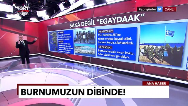 Yunan Burnumuzun Dibinde Dolap Çeviriyor - Ekrem Açıkel ile TGRT Ana Haber