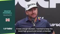 LIV Tour's McDowell claims 'moral high ground' as he quits PGA Tour