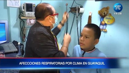 Aumentan afecciones respiratorias por clima en Guayaquil
