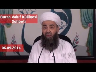 Cübbeli Ahmet Hoca Efendi ile Bursa Sohbetleri 1 Kasım 2014