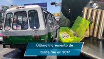 Aumentará 1 peso la tarifa en transporte público concesionado en CDMX