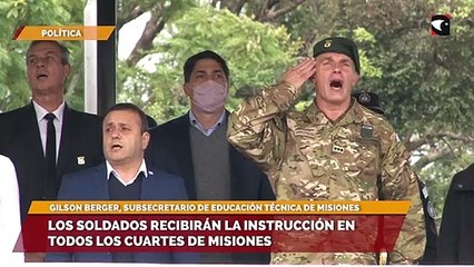 Los soldados recibirán la instrucción en todos los cuartes de Misiones
