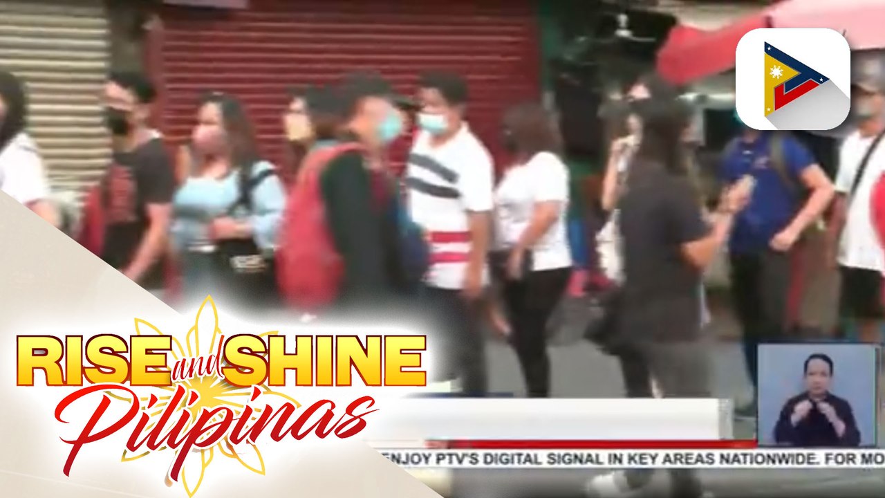 Pila sa EDSA Carousel Bus, maaga pa lang ay mah...