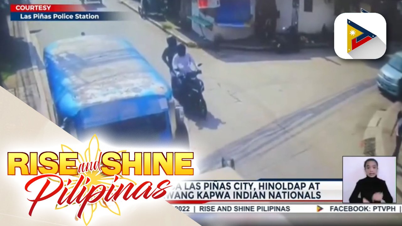 Indian national sa Las Piñas City, hinoldap at binaril ng dalawang kapwa Indian nationals; Pagtakas ng dalawang suspect, huli sa CCTV
