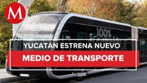 Mauricio Vila presenta nuevo transporte público eléctrico en Yucatán