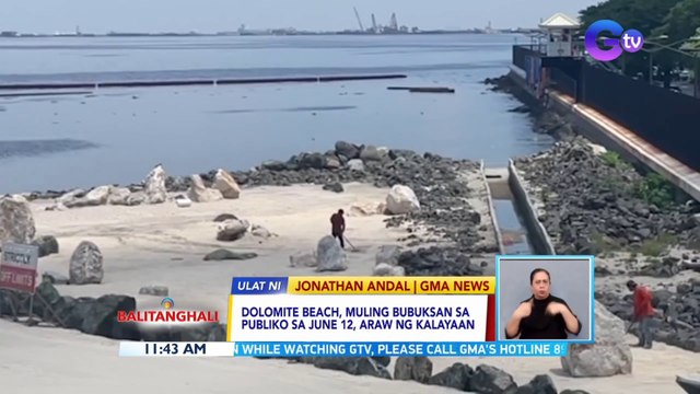 Dolomite Beach, muling bubuksan sa publiko sa June 12, Araw ng Kalayaan | BT