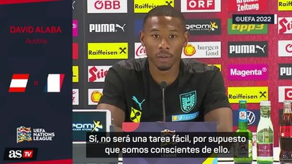 David Alaba elogia el nivel de Benzema y Mbappé