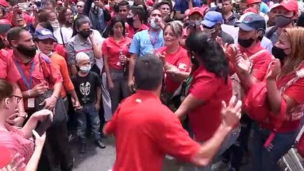 Venezuela'da Devlet Başkanı Maduro yanlıları gösteri düzenledi