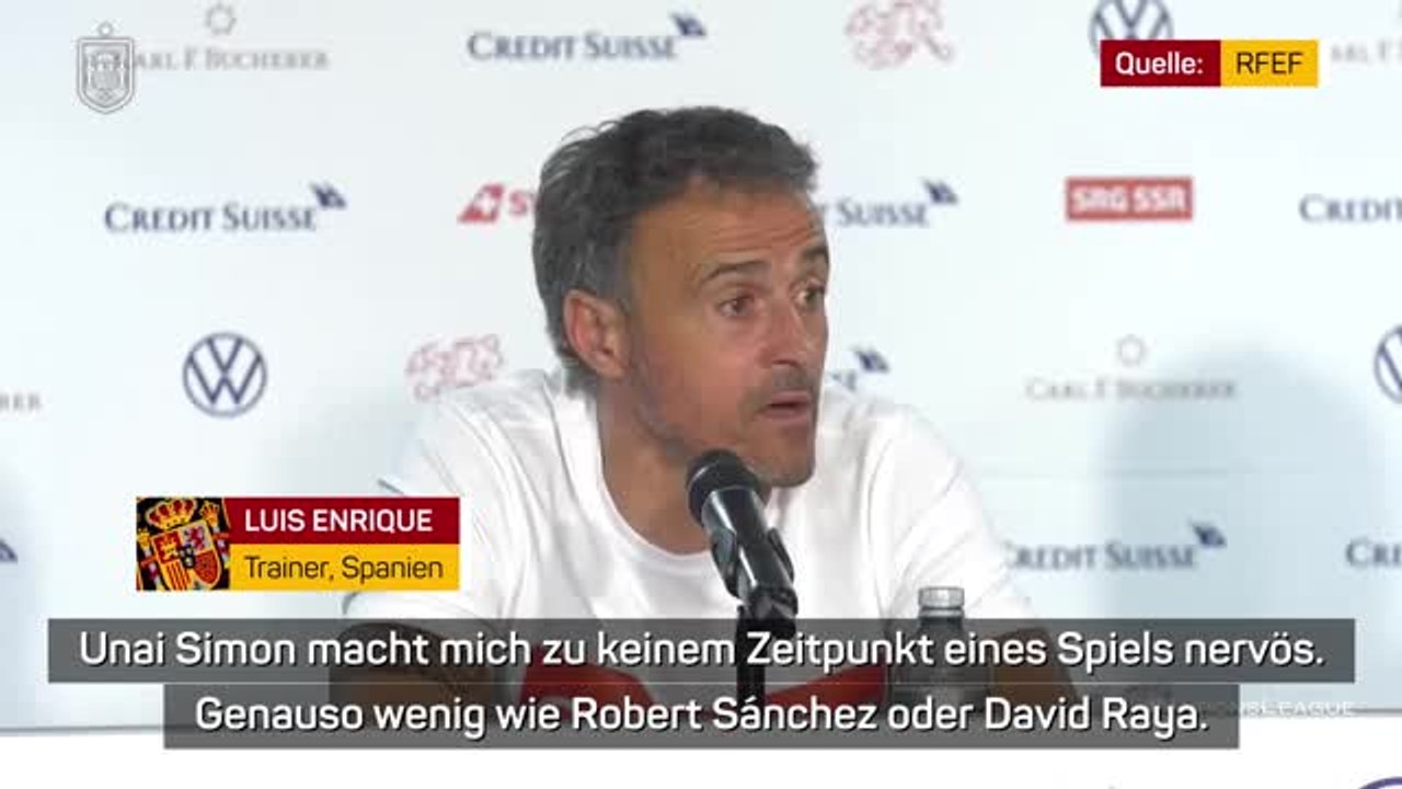 Enrique verteidigt Simon: "Macht mich nicht nervös"