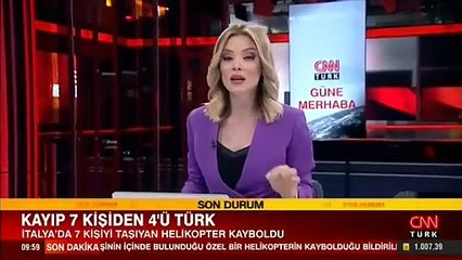 İtalya'da kaybolan helikopterdeki 4 Türk'ün kimliği belli oldu