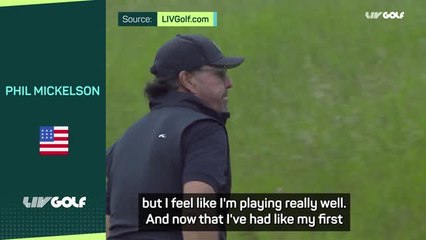 Télécharger la video: Mickelson enjoying life with LIV Golf amid PGA Tour suspension