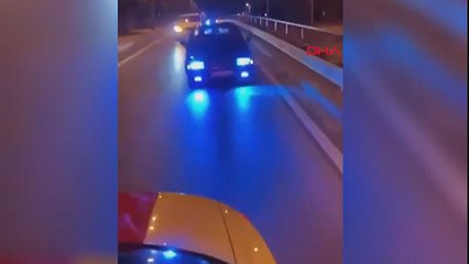 Esenler'de asker konvoyunda tehlikeli anlar