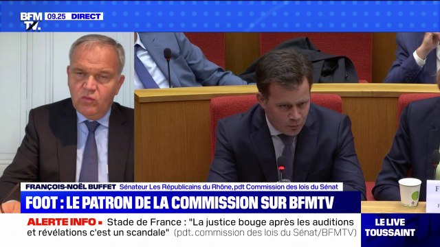 Stade de France: le président de la Commission des lois du Sénat envisage de convoquer à nouveau Gérald Darmanin et Didier Lallement