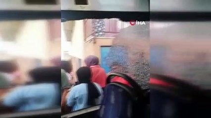 Ekrem’in belediyesi vatandaşa zehir olmaya devam ediyor! Seyir halindeki İETT’nin camı patladı: Ortalık karıştı