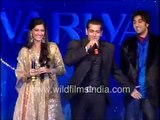 Salman Khan, Rani Mukerji, Sonam Kapoor and Ranbir Kapoor at the music release of 'Saawariya'