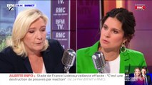 Marine Le Pen accuse les journalistes d'avoir fait de Jean-Luc Mélenchon 