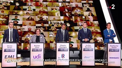 Léa Salamé et Laurent Guimier ne sont pas tout à fait d'accord sur le choix du temps de parole imposé par l'ARCOM pour l'émission France 2022