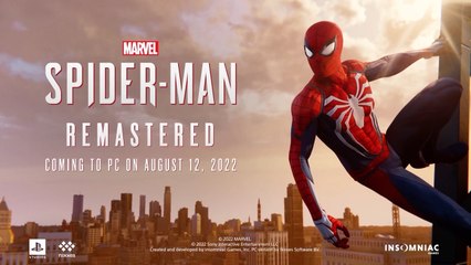 Marvel Spider-Man Remastered - PC Release Date Trailer