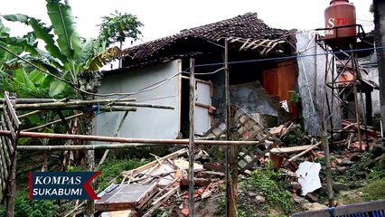 Satu Rumah Di Sukabumi Ambruk Akibat Pergerakan Tanah