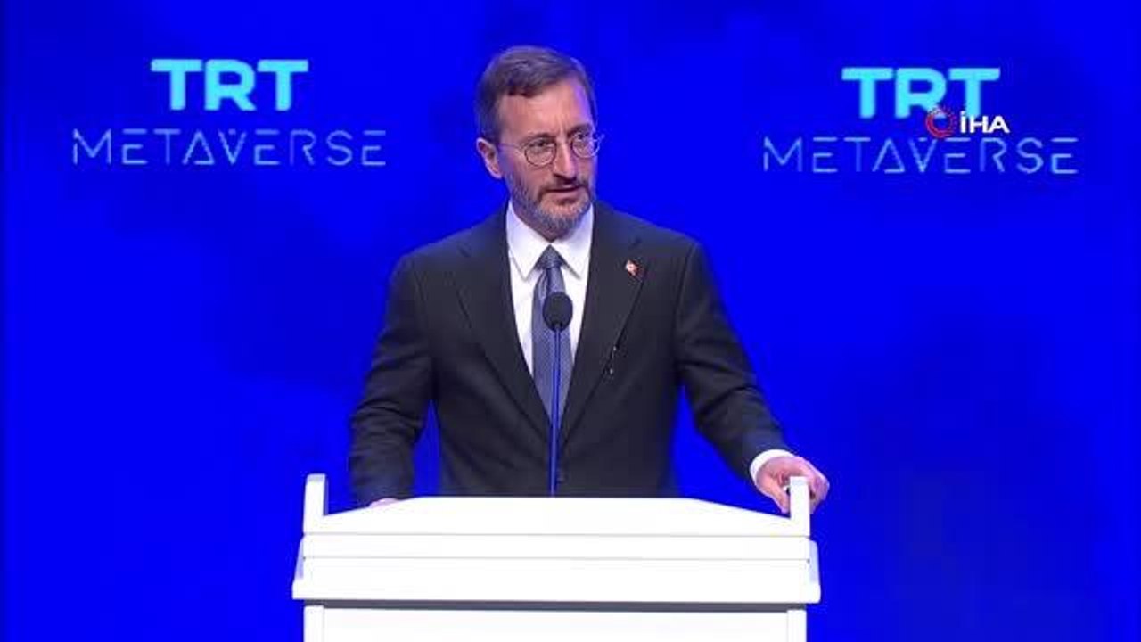 Cumhurbaşkanlığı İletişim Başkanı Fahrettin Altun, "TRT Uluslararası Metaverse ve Yayıncılık Forumu"nda konuştu