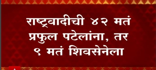 Rajya Sabha Election 2022 :  NCP 42 मतं प्रफुल पटेलांना , तर 9 मतं शिवसेनेला : ABP Majha