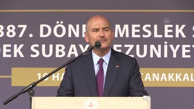 ÇANAKKALE - Soylu: Tehditler ne kadar büyük olursa olsun, biz gelecek nesillerimize güçlü bir Türkiye bırakmak istiyoruz