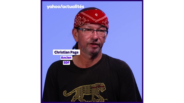 Christian page, ex-SDF : J’ai perdu mon emploi et je ne sais pas pourquoi. Je crois qu’on m’a tatoué sur la figure le mot SDF