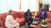Le Vice-Président Tiémoko Meyliet Koné, échange avec trois Ambassadeurs accrédités en Côte d'Ivoire