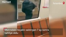 Kadıköy metrosundaki bıçaklı saldırgan tahliye oldu