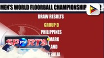 Pilipinas, nahilera sa Group D ng men's World Floorball Championships