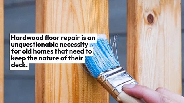 How can I make my old hardwood floors look better?