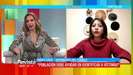 Nadia Cruz asegura que seguirá al frente de la Defensoría hasta la designación de nueva autoridad