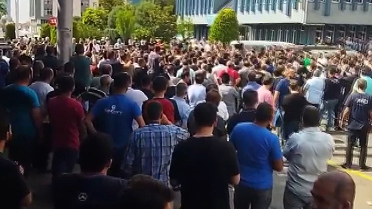 Sanayi sitesinde kira protestosu