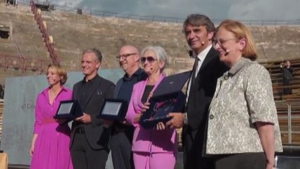 Alle 67 Colonne per l'Arena di Verona il premio Art Bonus