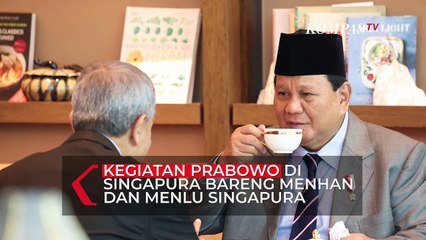 Potret Prabowo di Singapura Bareng Menhan dan Menlu Singapura