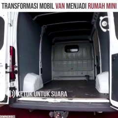 Rumah Berjalan yang pasti KAMU SUKA! Ini Transformasi Mobil Van Menjadi Rumah Kecil