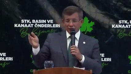 Ahmet Davutoğlu'ndan Bakan Nebati'ye: "O beyin de sende yok"