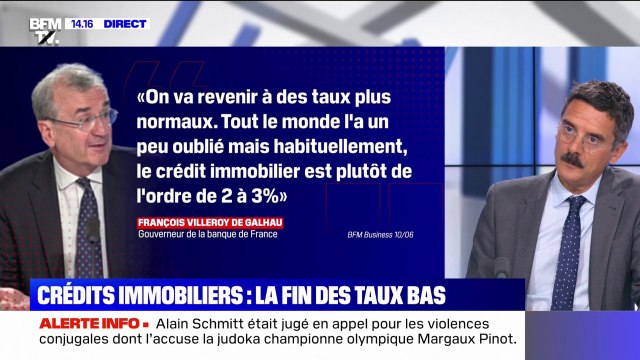 La fin des taux bas pour les crédits immobiliers