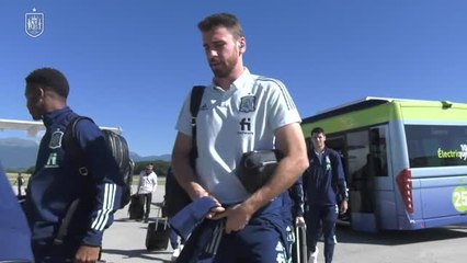 Download Video: La selección española ya está en Málaga