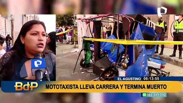 Sus pasajeros eran delincuentes: mototaxista muere tras ser alcanzado por una bala
