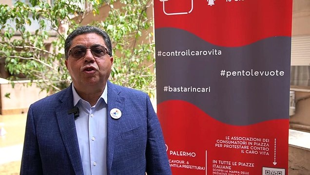 Carovita a Palermo, la protesta delle pentole vuote