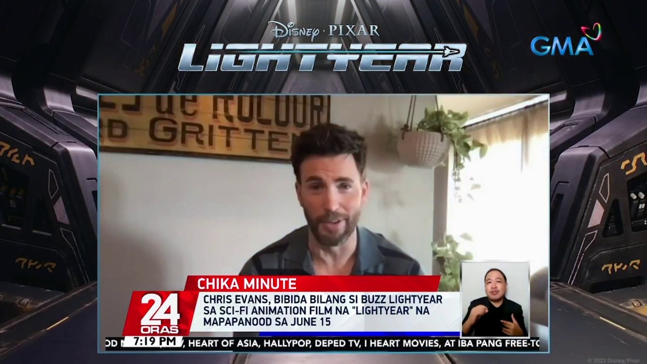 Chris Evans, bibida bilang si 'Buzz Lightyear' sa sci-fi animation film na "Lightyear" na mapapanood sa June 15 | 24 Oras