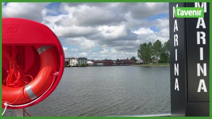 Visite de la nouvelle marina de Péronnes avec son architecte Luc Moulin