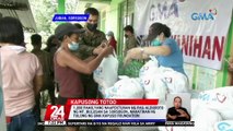 1,000 pamilyang naapektuhan ng pag-alburoto ng Mt. Bulusan sa Sorsogon, nahatiran ng tulong ng GMA Kapuso Foundation | 24 Oras