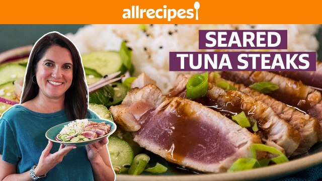 How to Cook Ahi Tuna Steaks | Seared Tuna Steaks