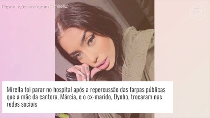 Mirella sofre crise após briga de Dynho com sua mãe e precisa ser hospitalizada. Saiba detalhes
