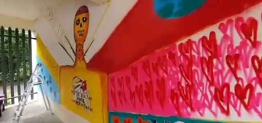 The Grateful Arts Club mural painting